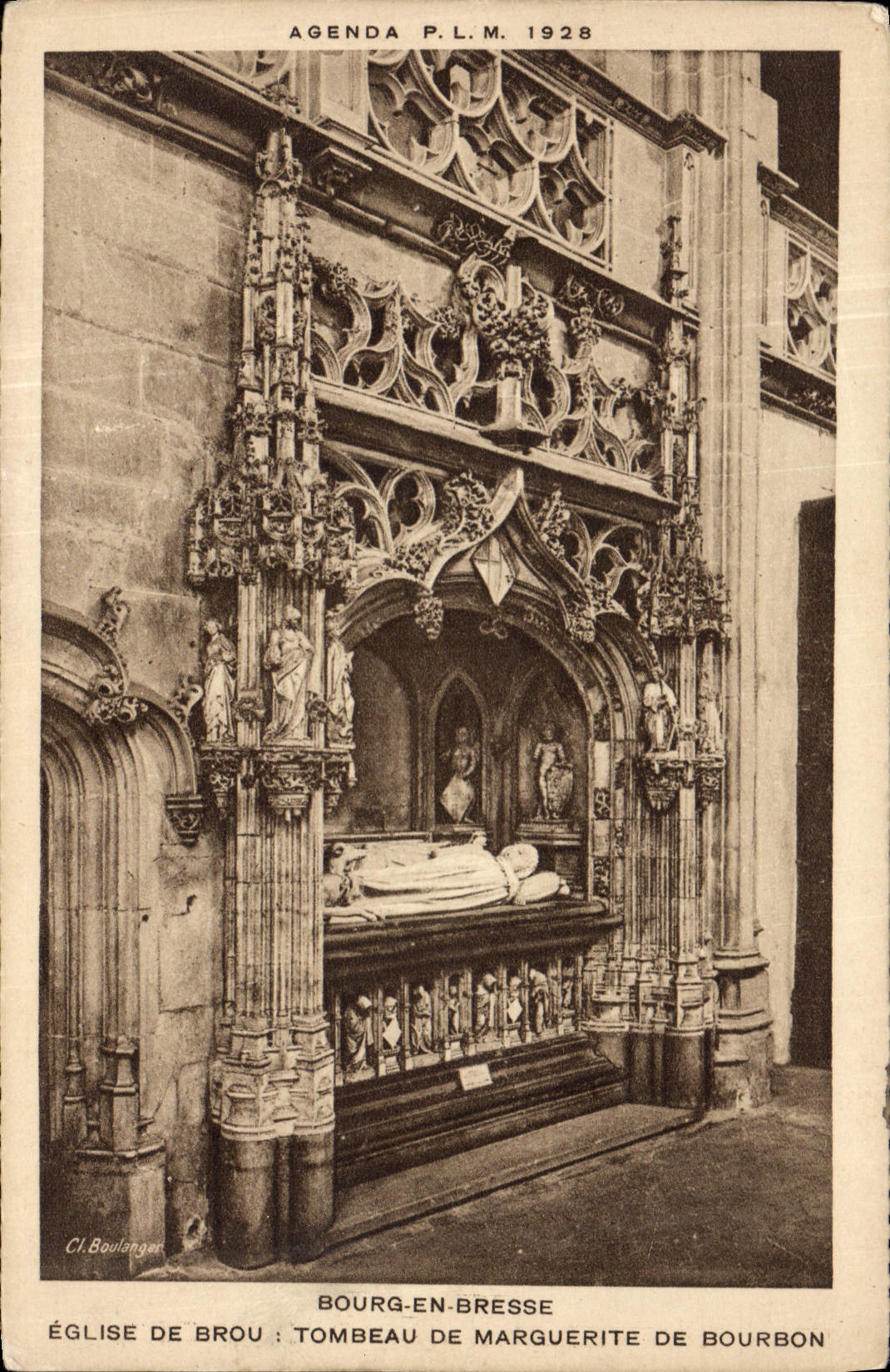 CPA Bourg en Bresse Eglise de Brou Tombeau de Marguerite de Bourbon