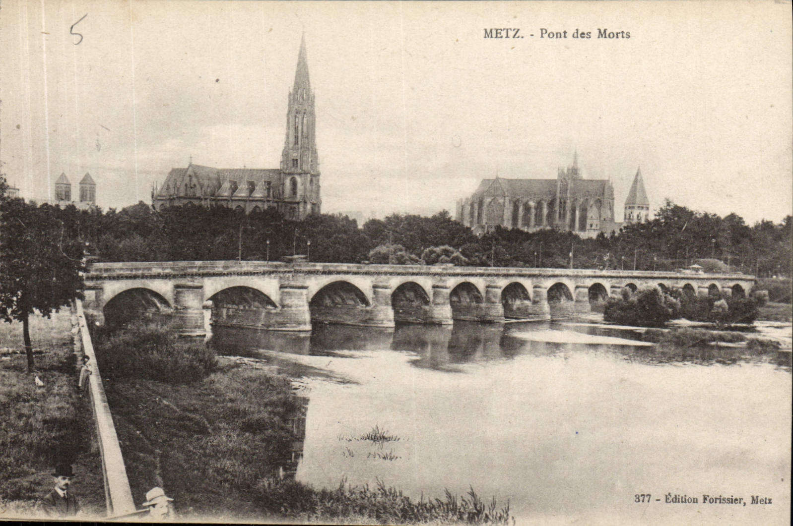 CPA Metz Pont des Morts
