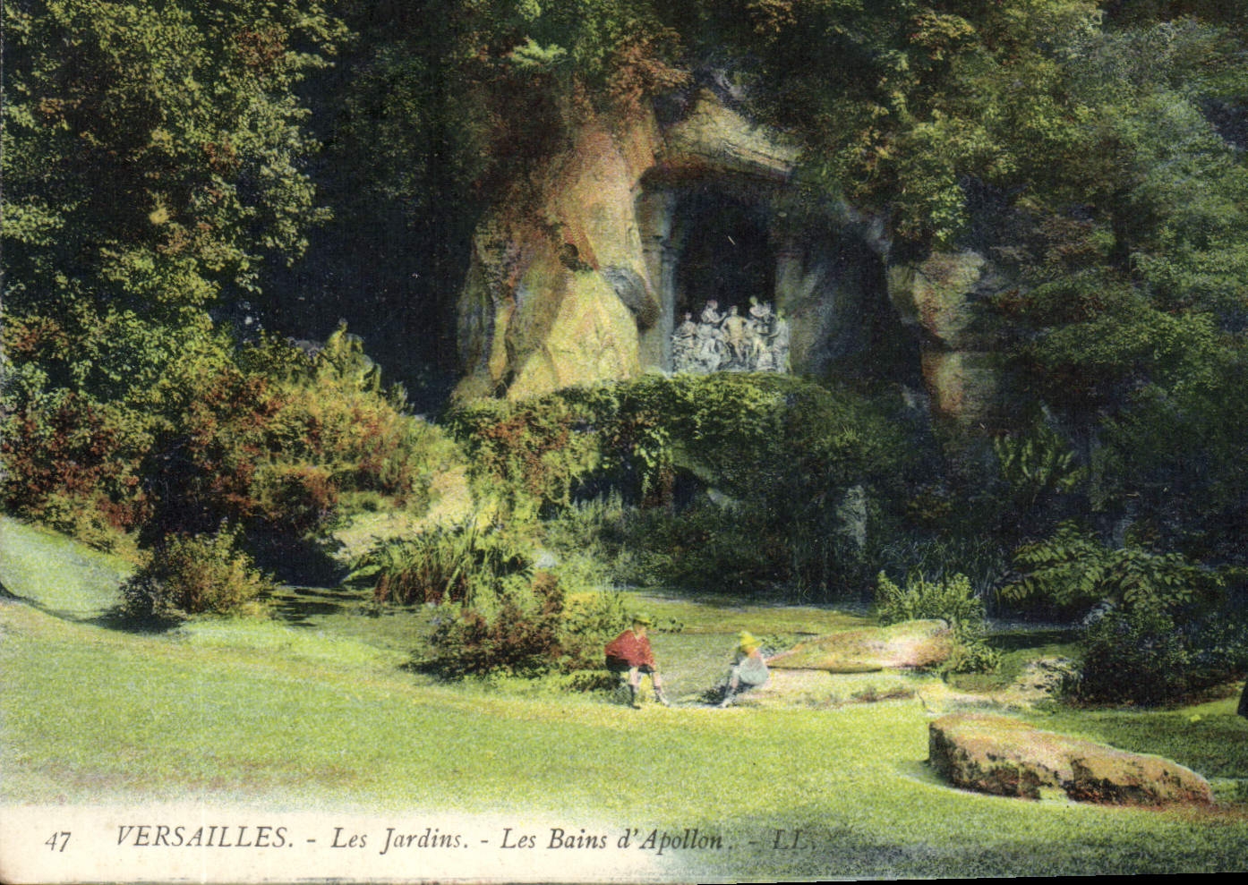 CPA Versailles Les Jardins Les Bains d'Apollon