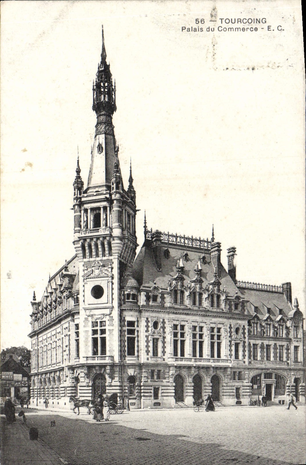 CPA Tourcoing Palais du Commerce