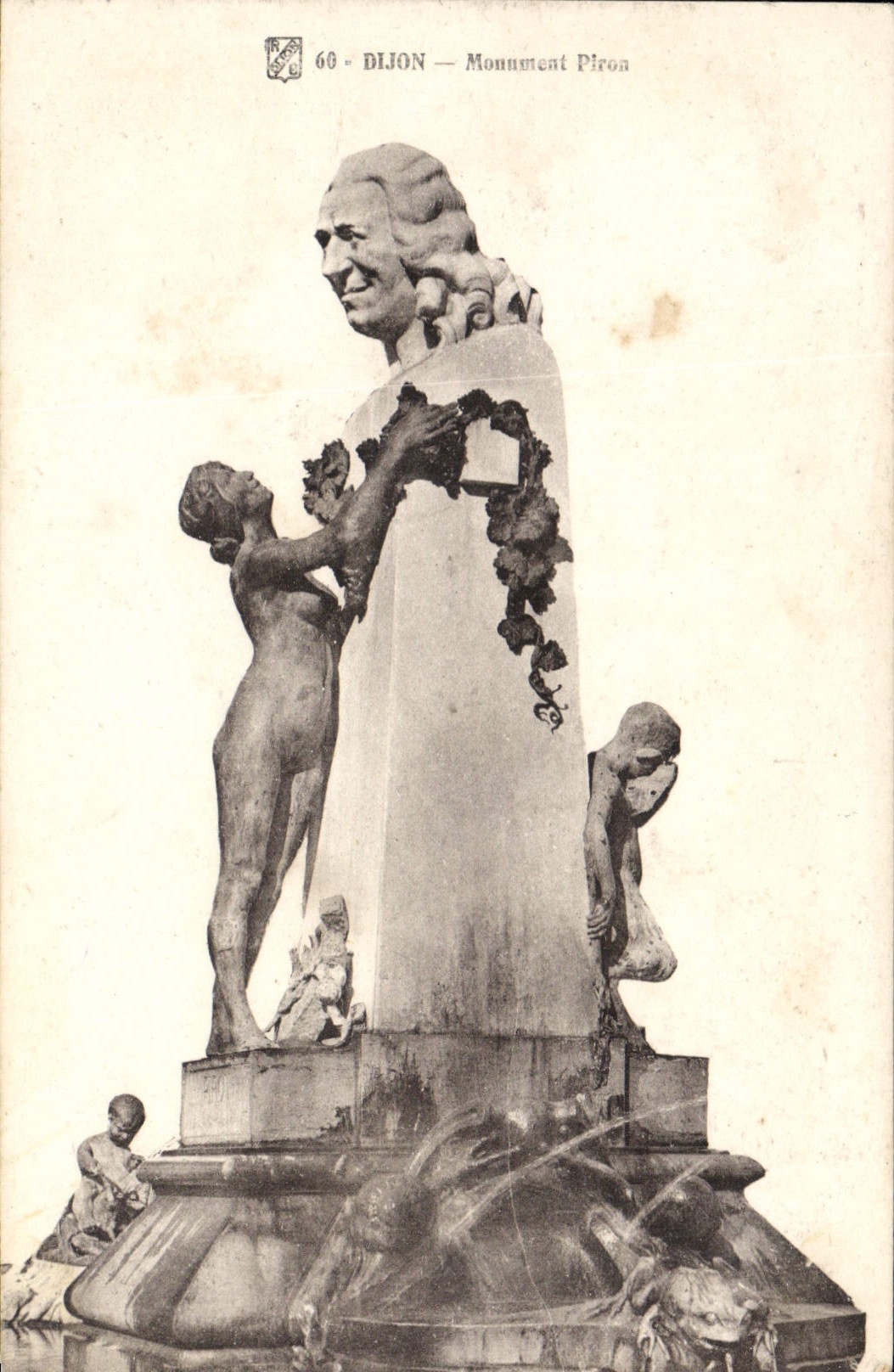 CPA Dijon Monument Piron