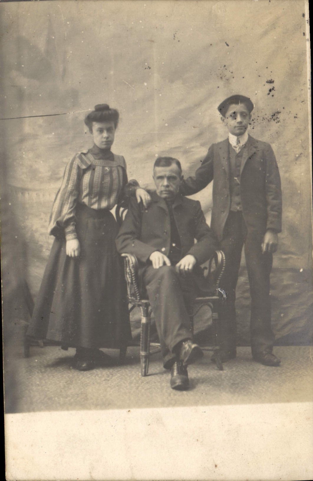 CARTE PHOTO Homme et femme