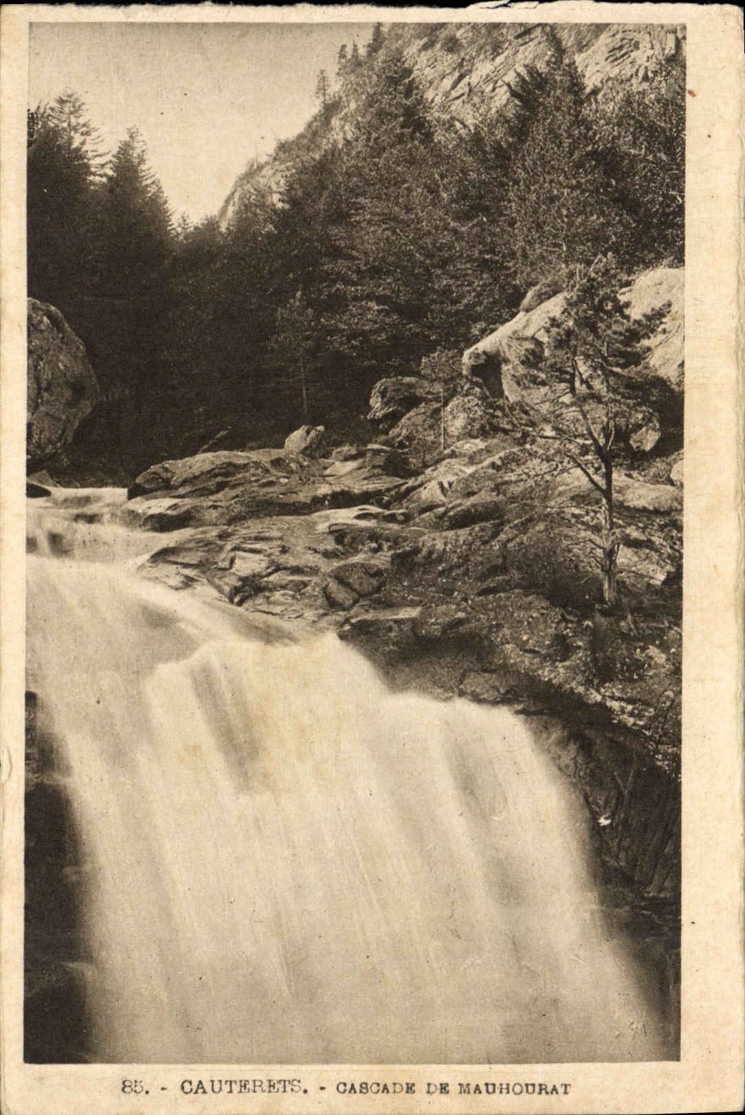 CPA Cauterets Cascade de Mahourat