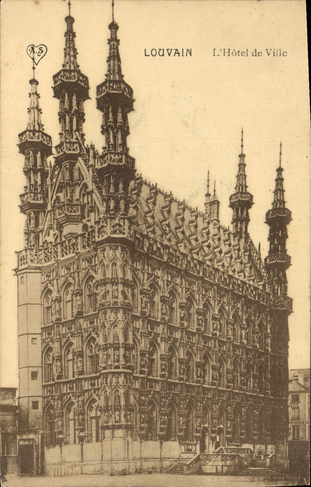 CPA Louvain L'Hotel de Ville