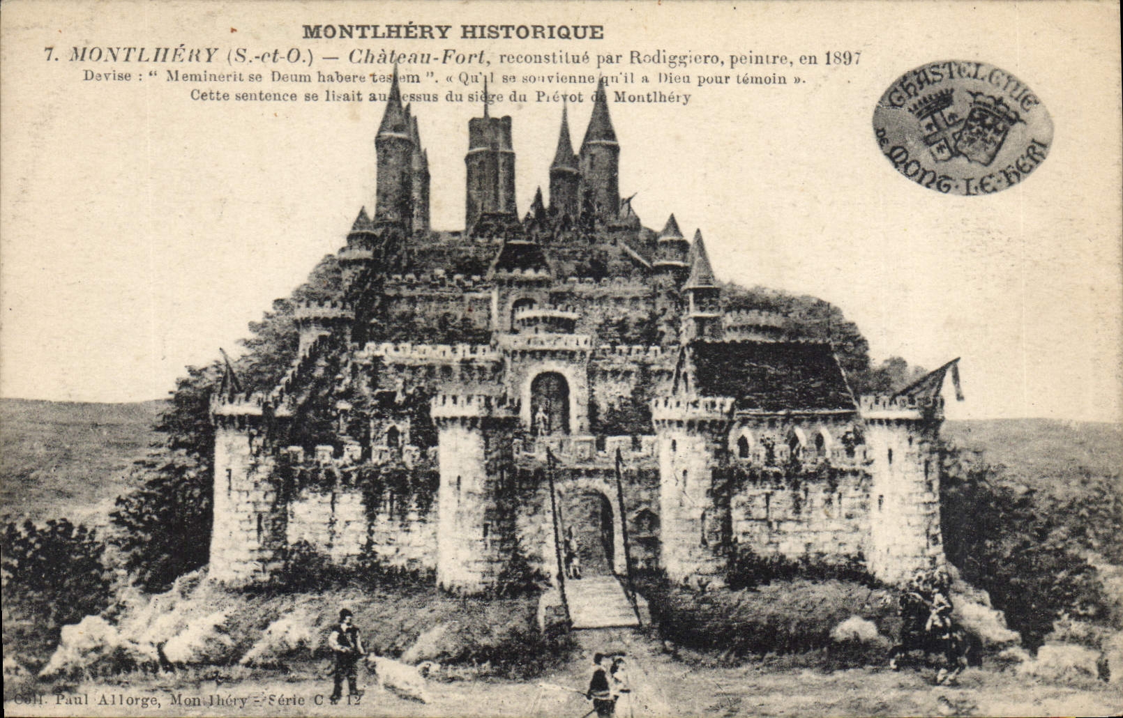 CPA Montlhery (S et 0) Chateau Fort