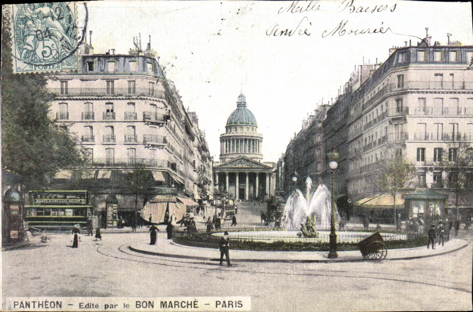 CPA Pantheon Edite par le bon marche Paris