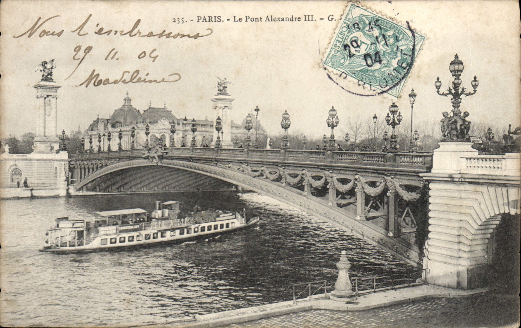 CPA Paris Le Pont Alexandre III