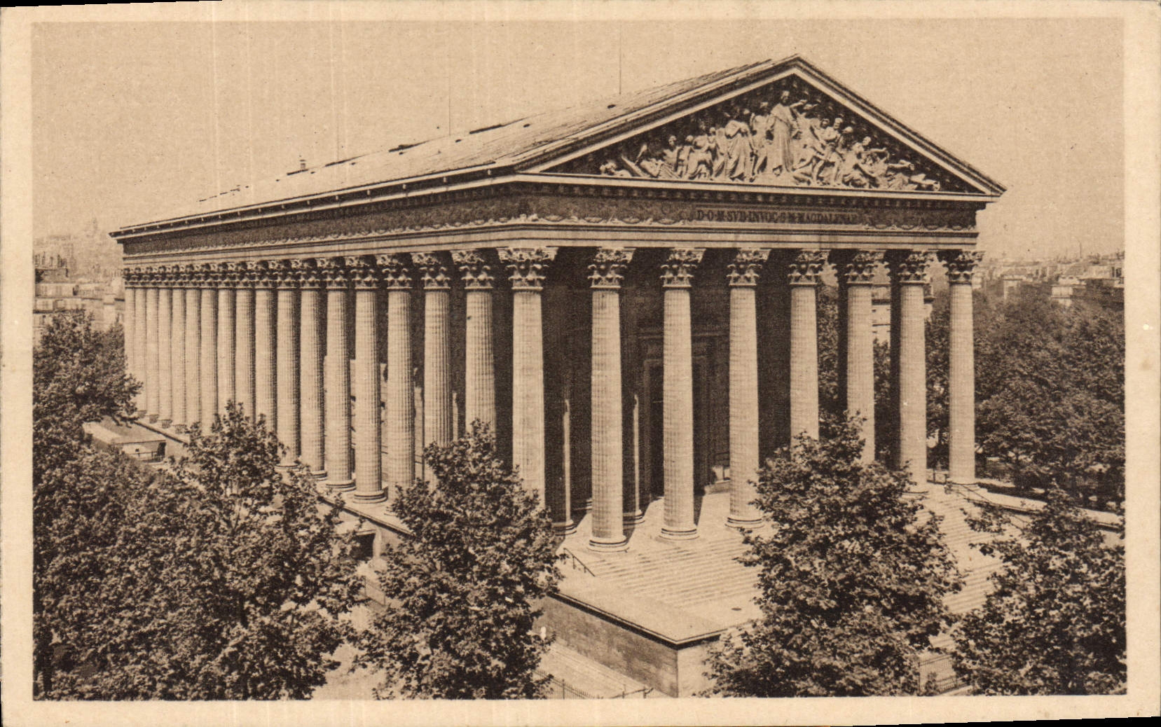 CPA Paris L'Eglise de la Madeleine