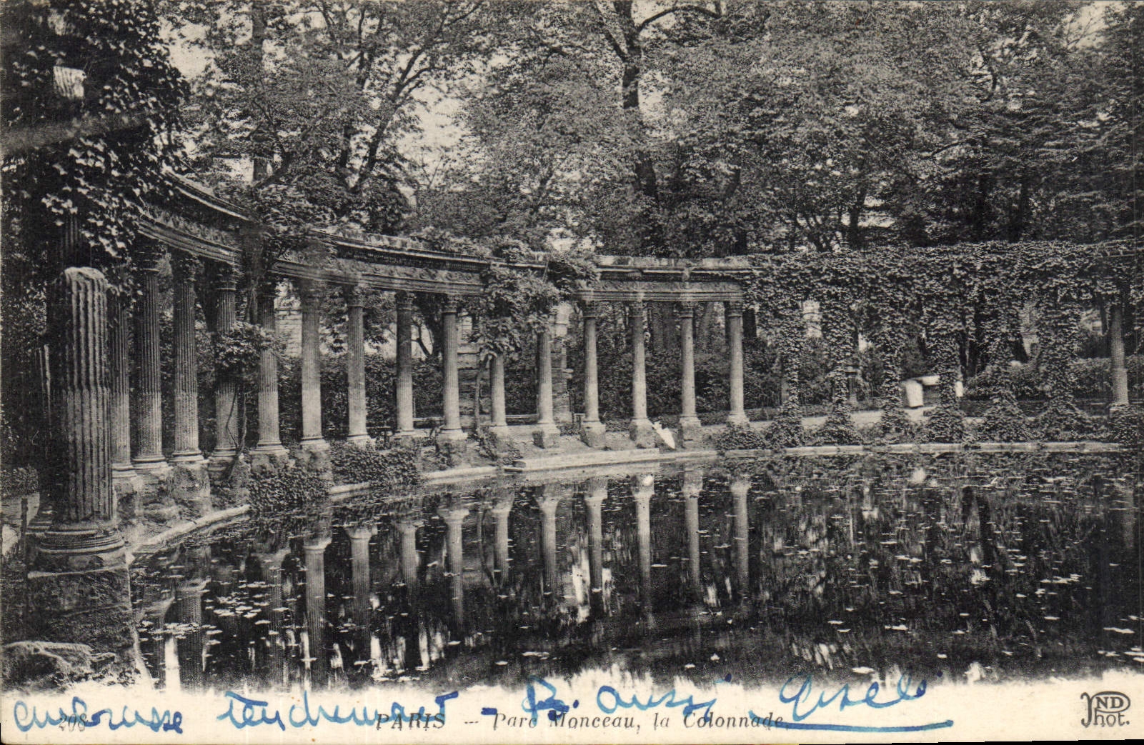 CPA Paris Parc Monceau la Colonnade