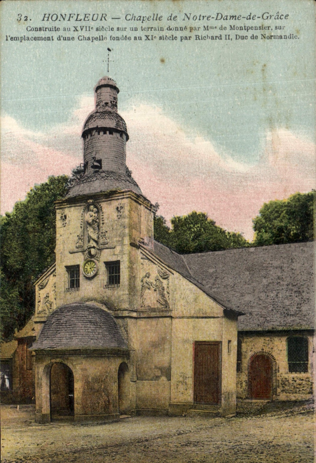 CPA Honfleur Chapelle de Notre Dame de Grace