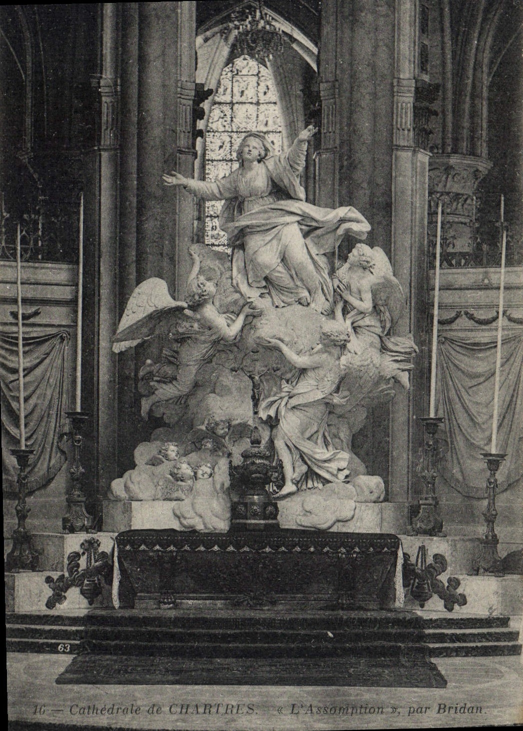 CPA Cathedrale de Chartres L'Assomption par Bridan