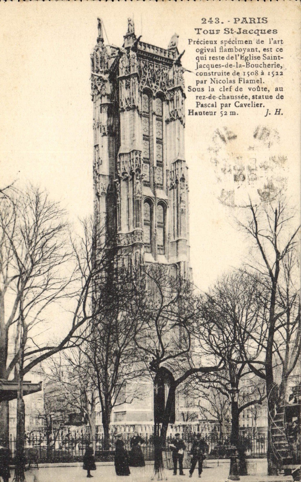 CPA Paris Tour St Jacques