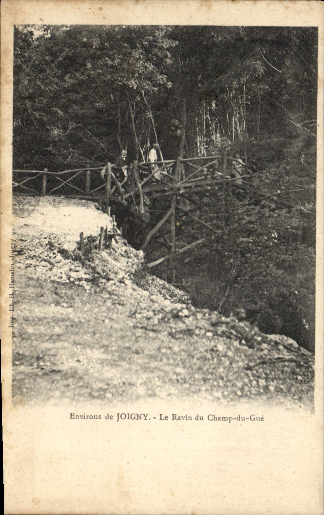 CPA Environs de Joigny Le Ravin du Champ du Gue