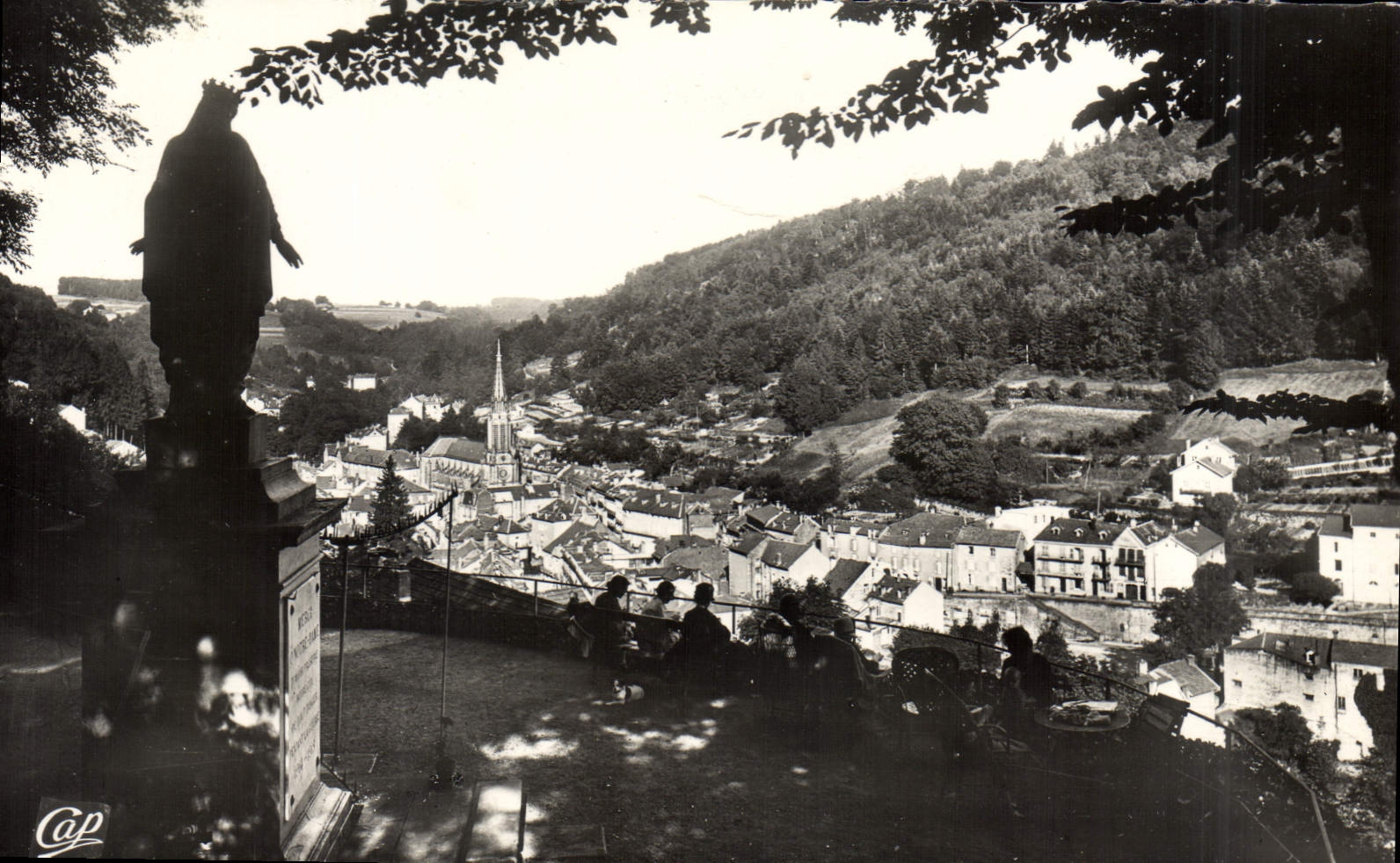 CPA Plombieres les Bains Vue generale prise de la Terrasse de la Vierge