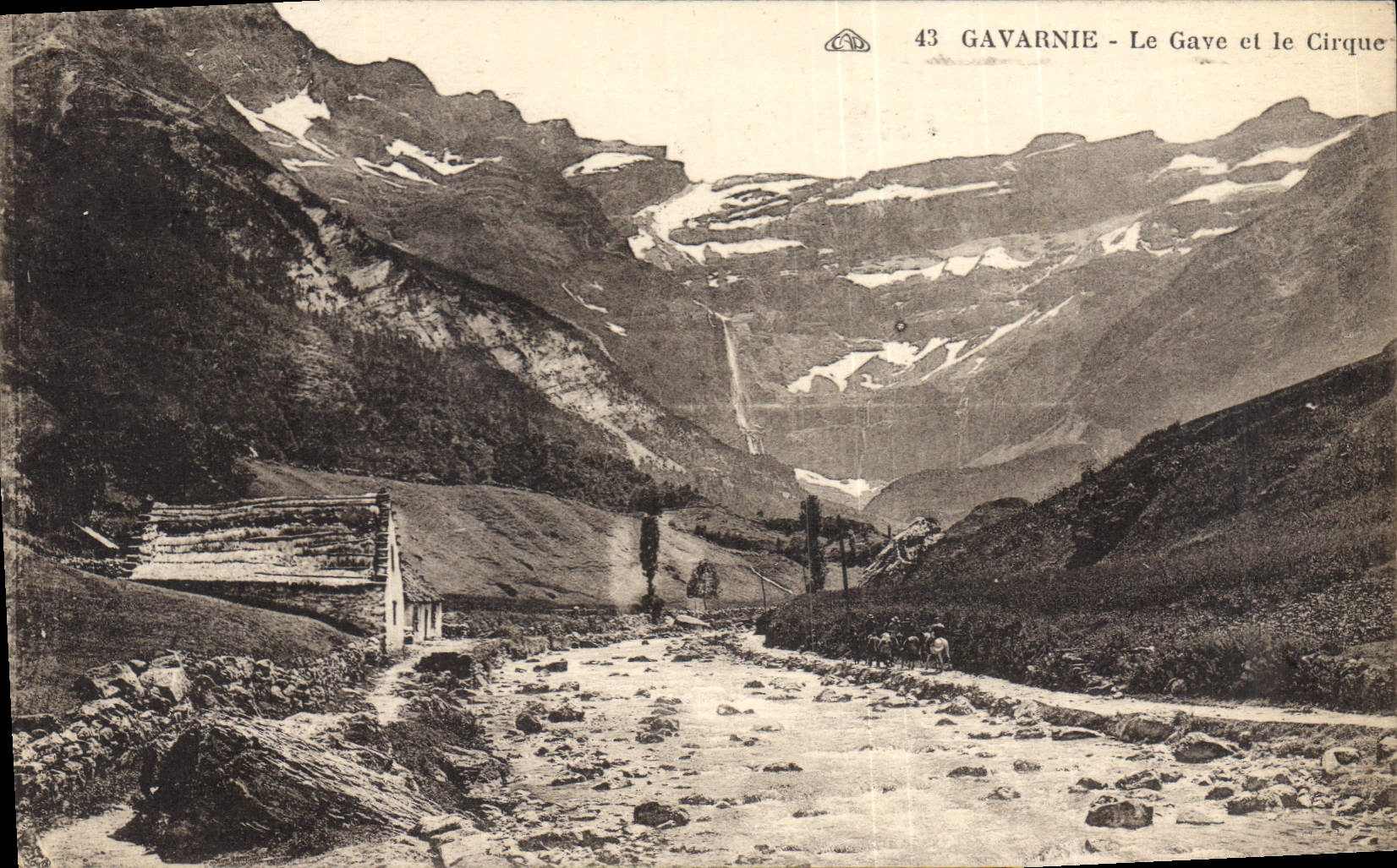 CPA Gavarnie La Gave et le Cirque