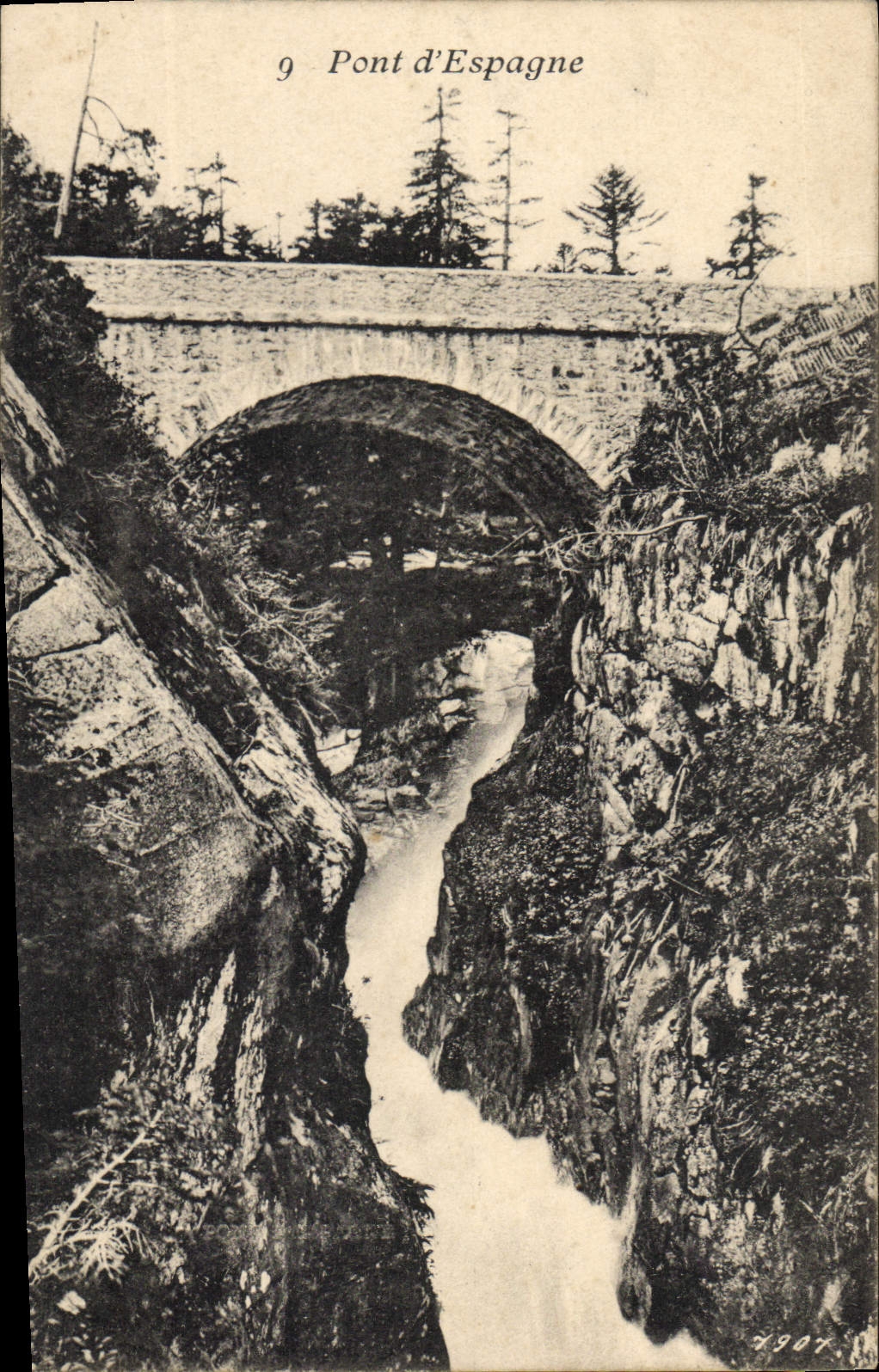CPA Pont d'Espagne