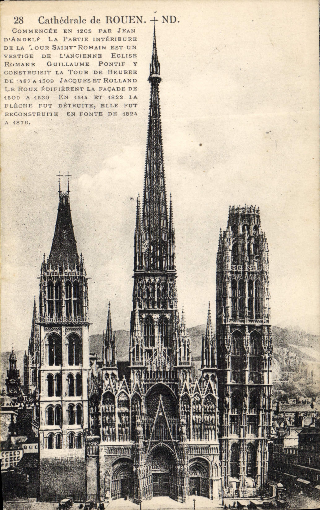 CPA Rouen Cathedrale de Rouen