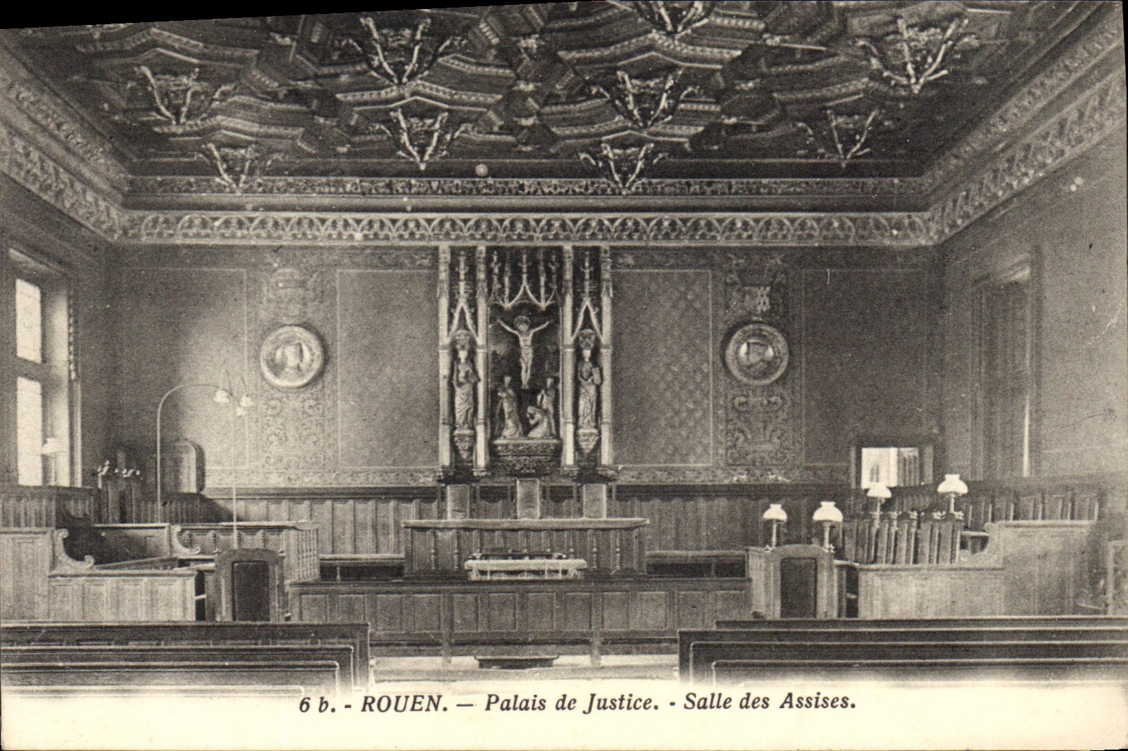 CPA Rouen Palais de Justice Salle des Assises