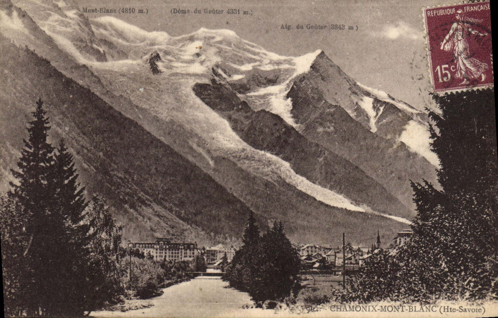 CPA Chamonix Mont Blanc (Hte Savoie)