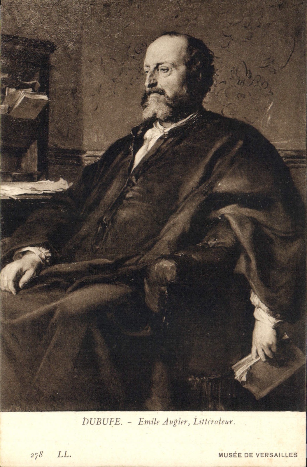 CPA Dubufe Emile Augier Litterateur Musee de Versailles