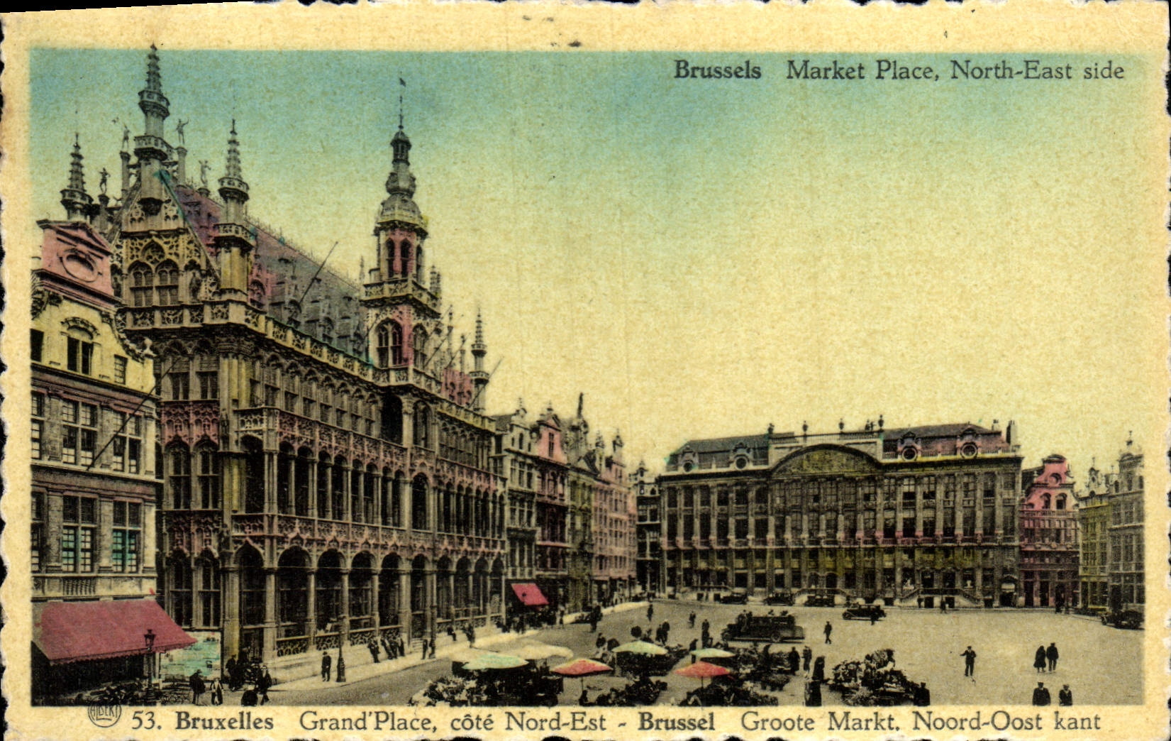 CPA Bruxelles Grand Place cote Nord Est