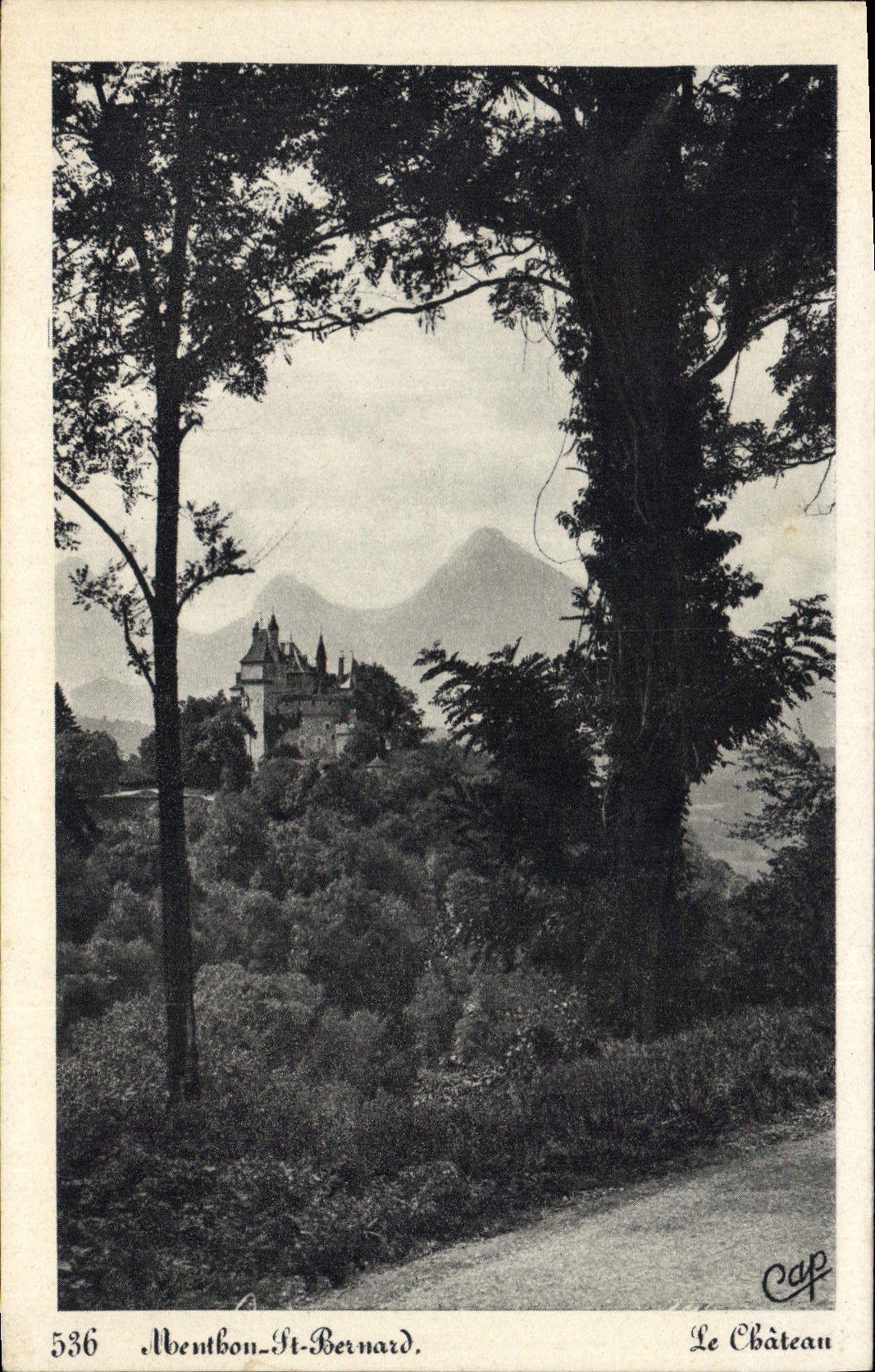 CPA Menton St Bernard Le Chateau