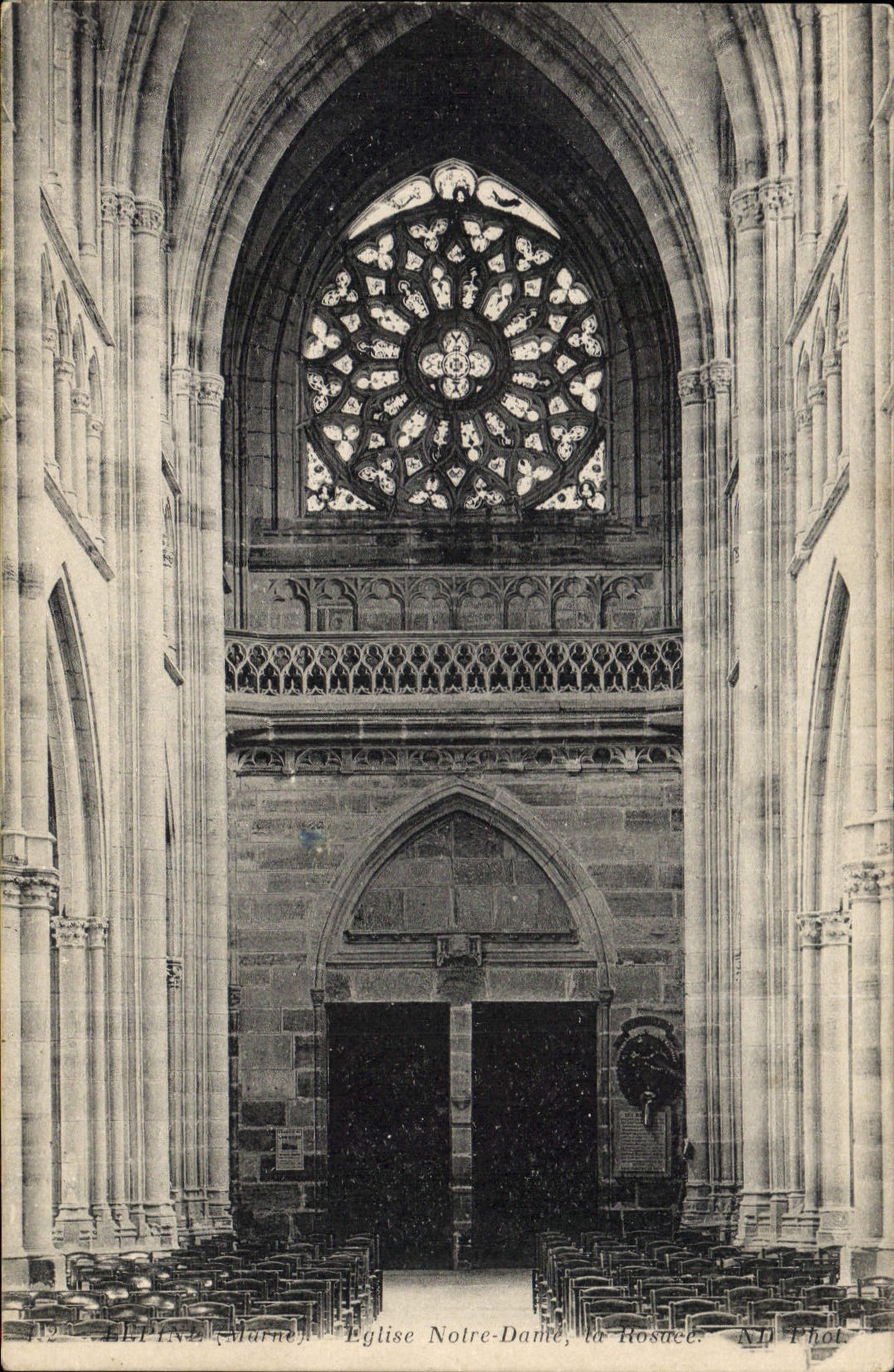 CPA Eglise Notre Dame La Hostie L'Epine