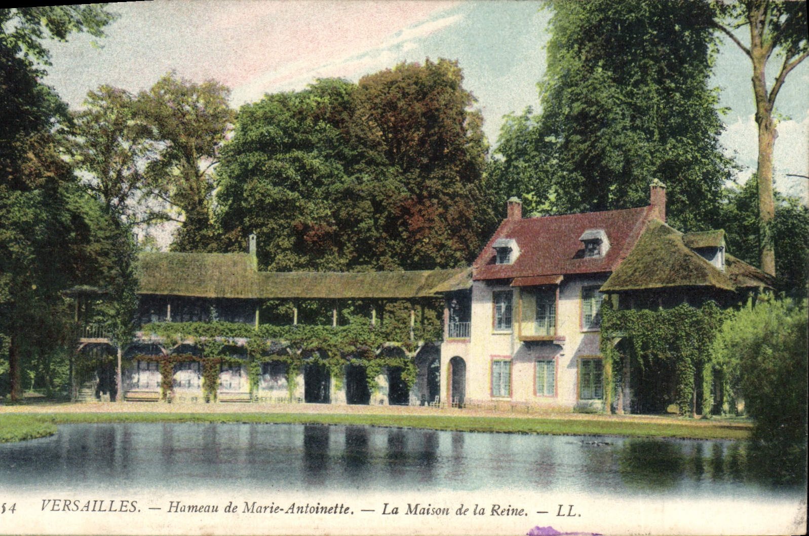 CPA Versailles Hameau de Marie Antoinette La Maison de la Reine 