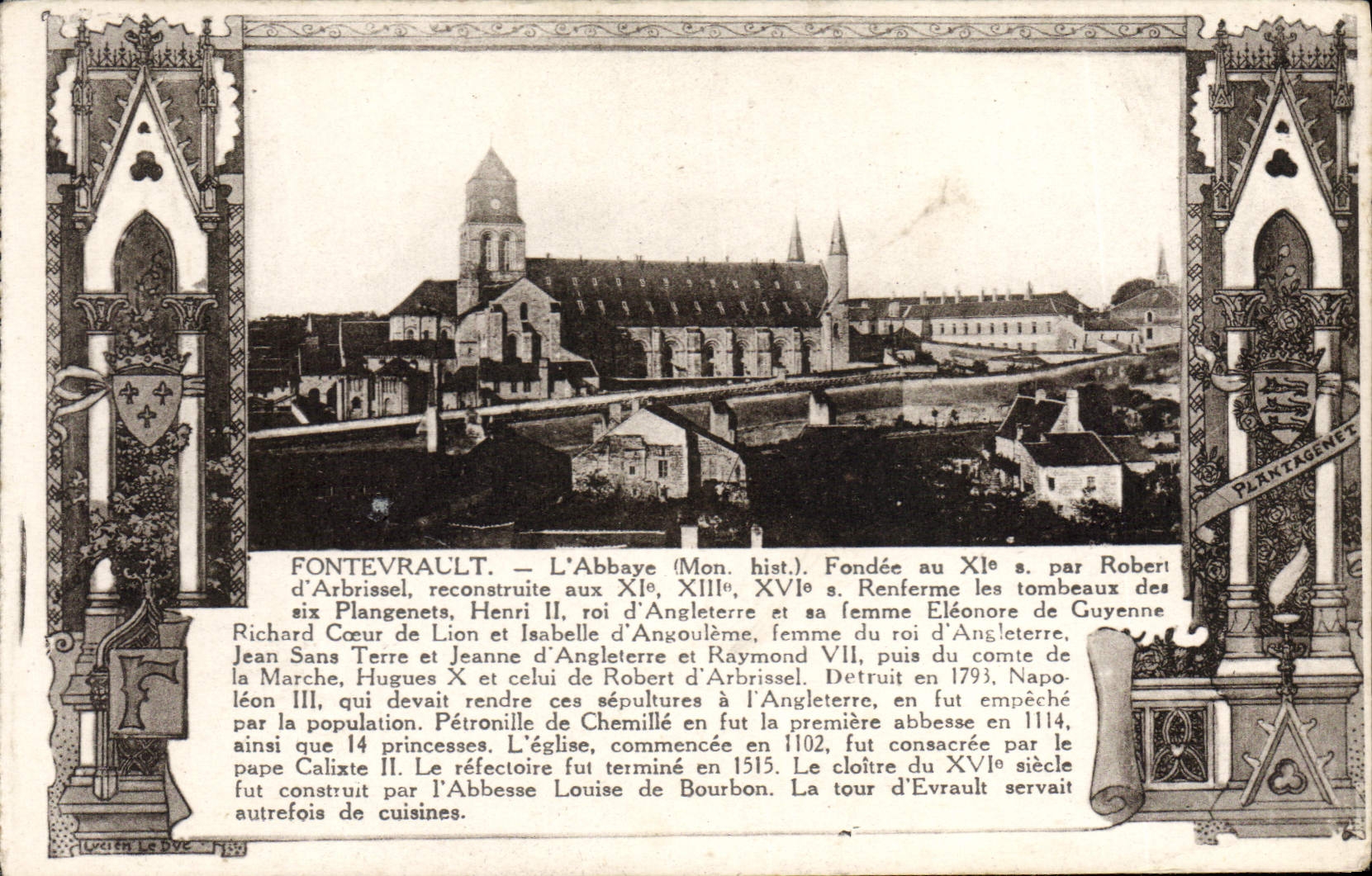 CPA Fontevrault L'Abbaye 