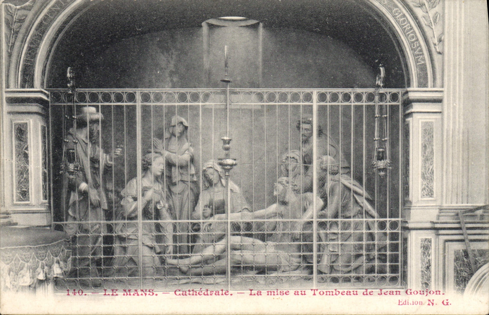 CPA Le Mans Cathedrale La mise au Tombeau de Jean Goujon 