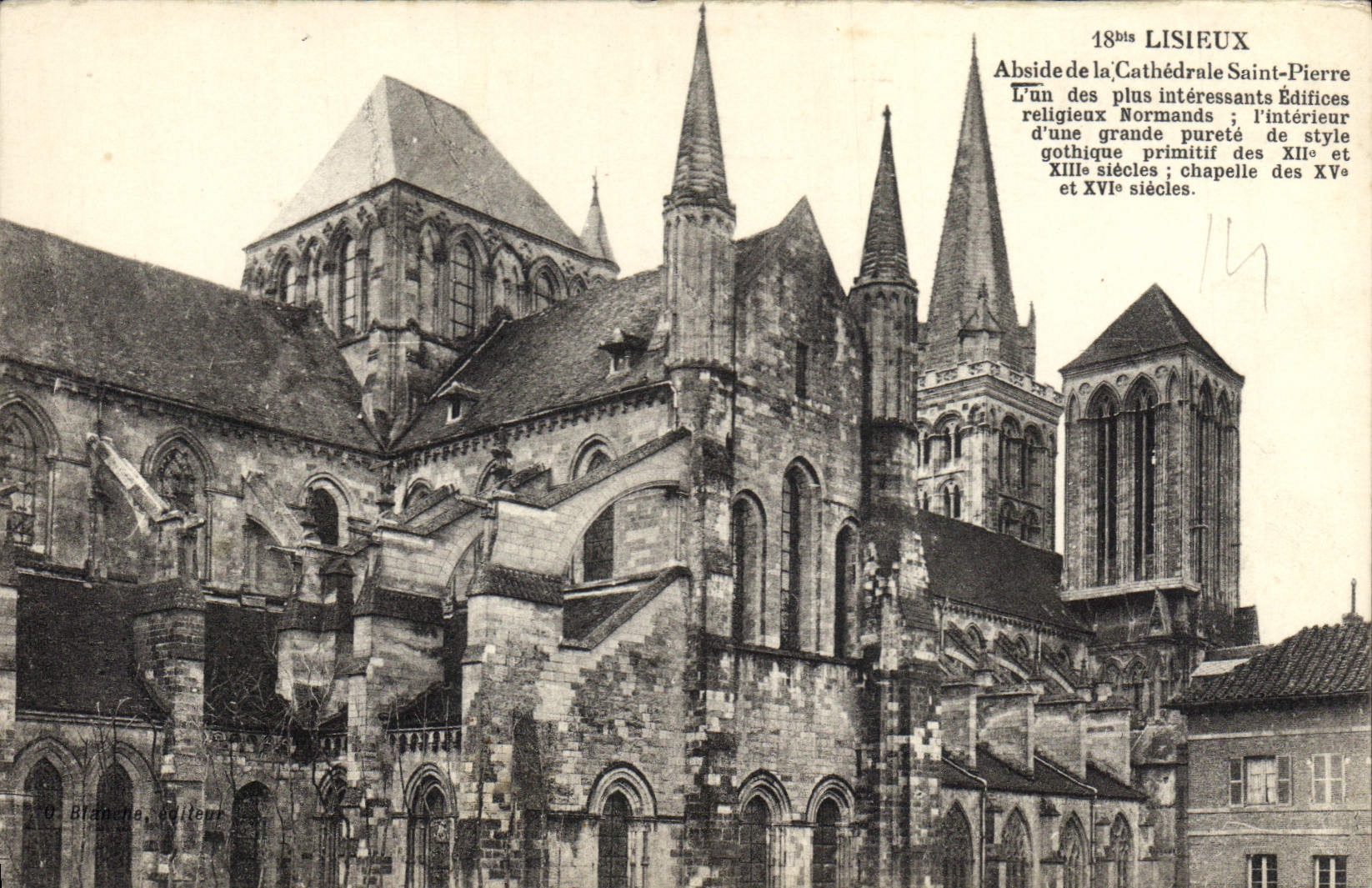 CPA Lisieux La Cathedrale Saint Pierre 