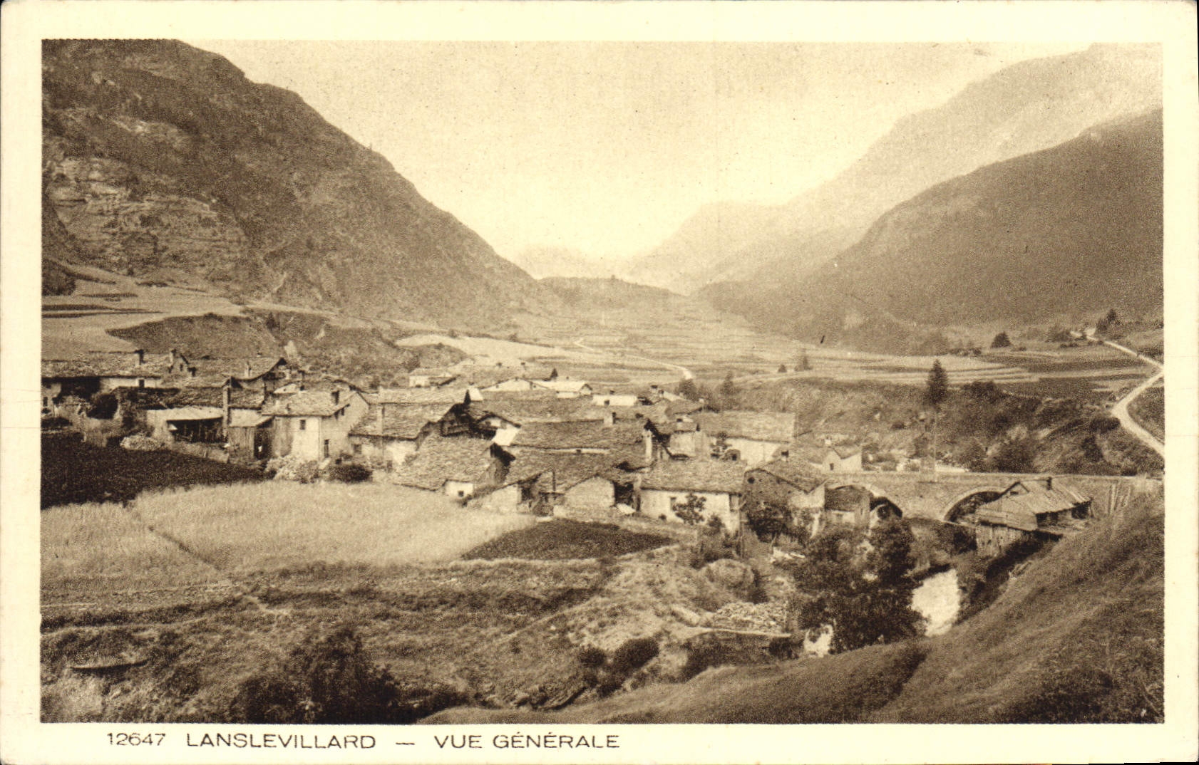 CPA Lanslevillard Vue generale 