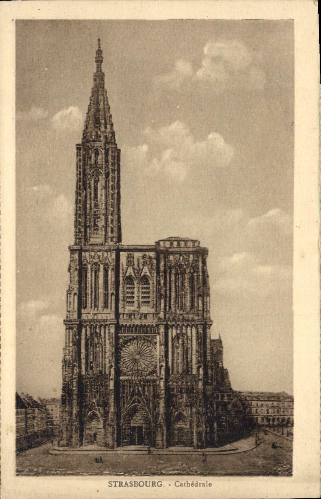 CPA Strasbourg Cathedrale 