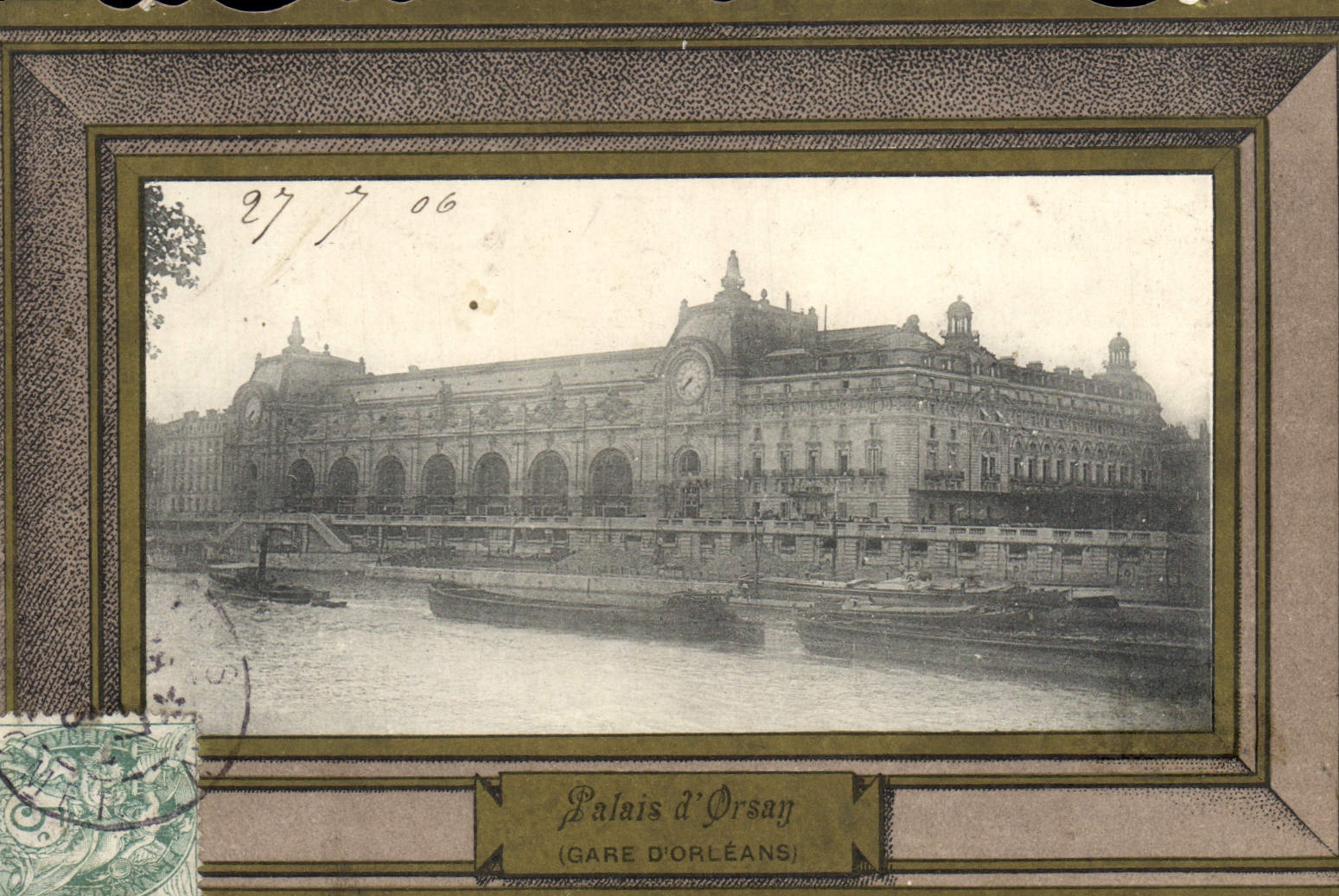 CPA Paris Palais d'Orsay gare d'Orleans