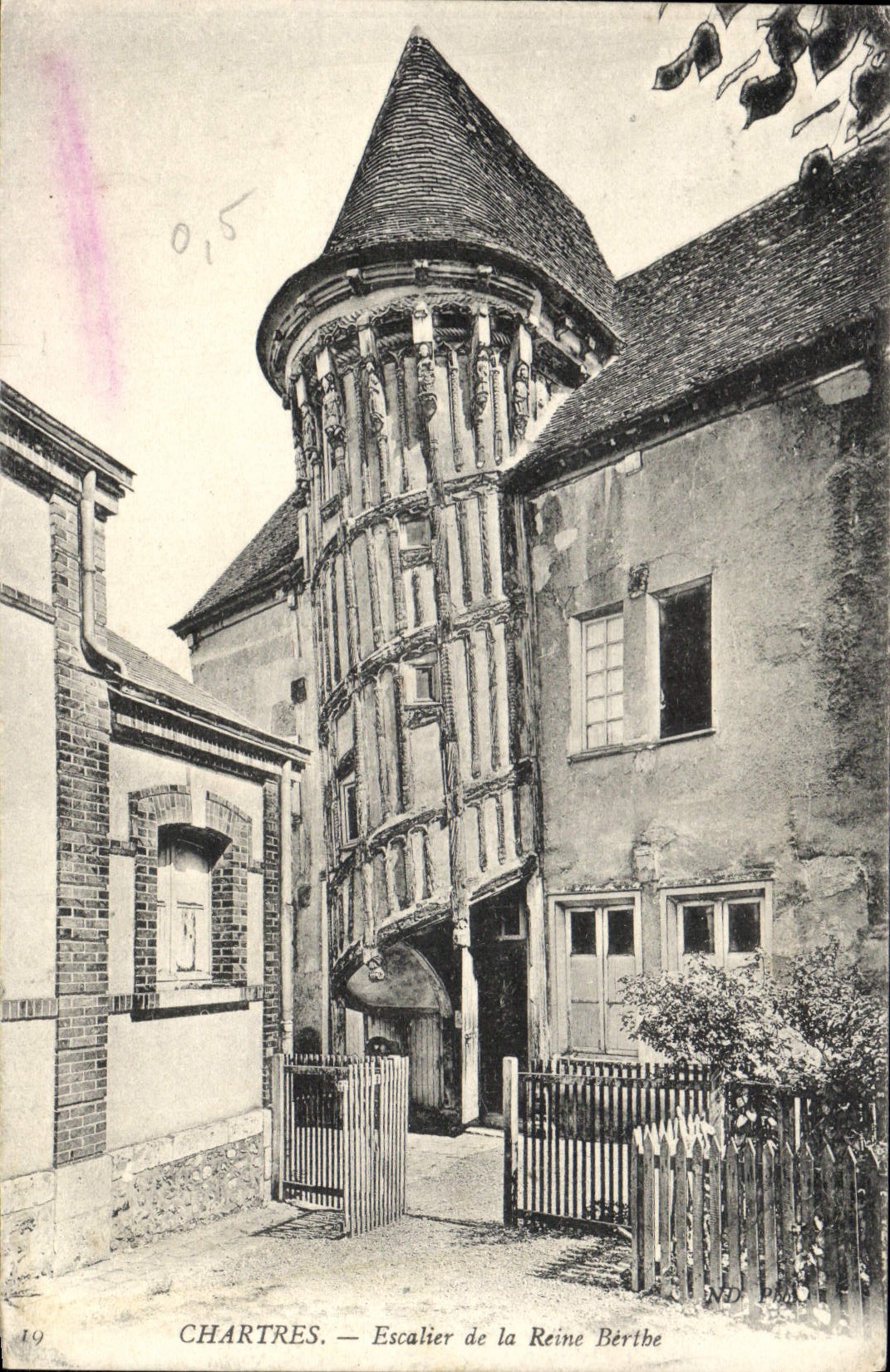 CPA Chartres Escalier de la Reine Beribe 