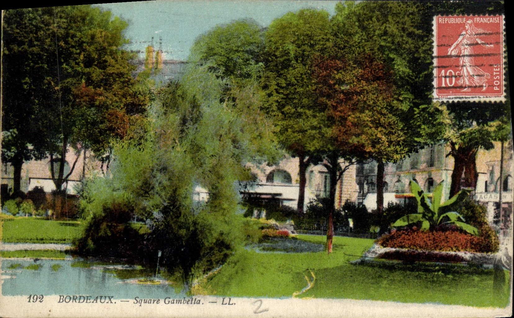 CPA Bordeaux Square Gambetta 