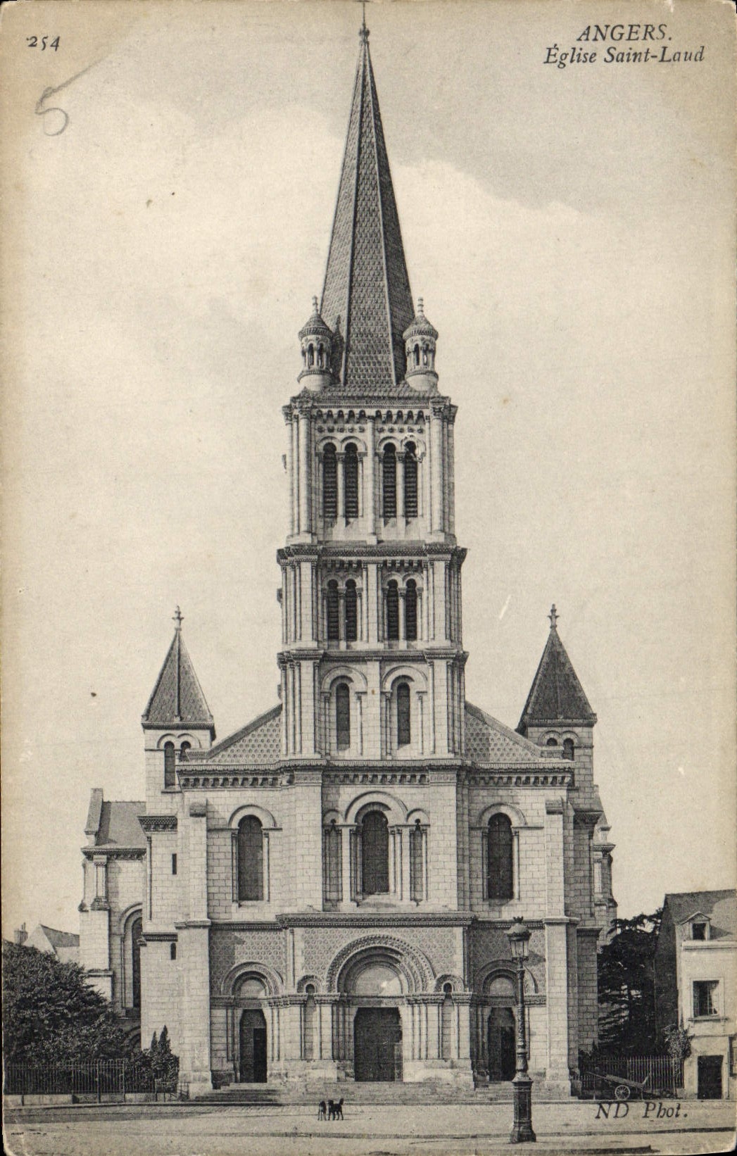 CPA Angers Eglise Saint Laud 