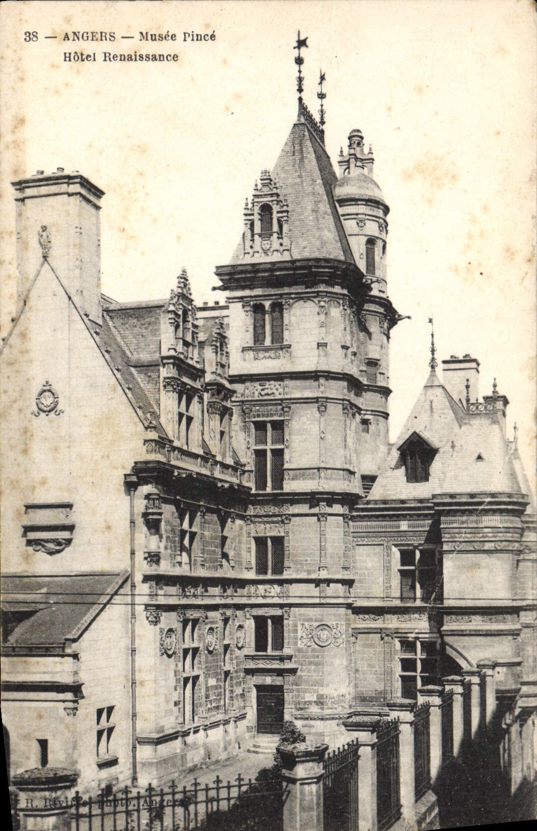 CPA Angers Musee Pince Hotel Reneissance