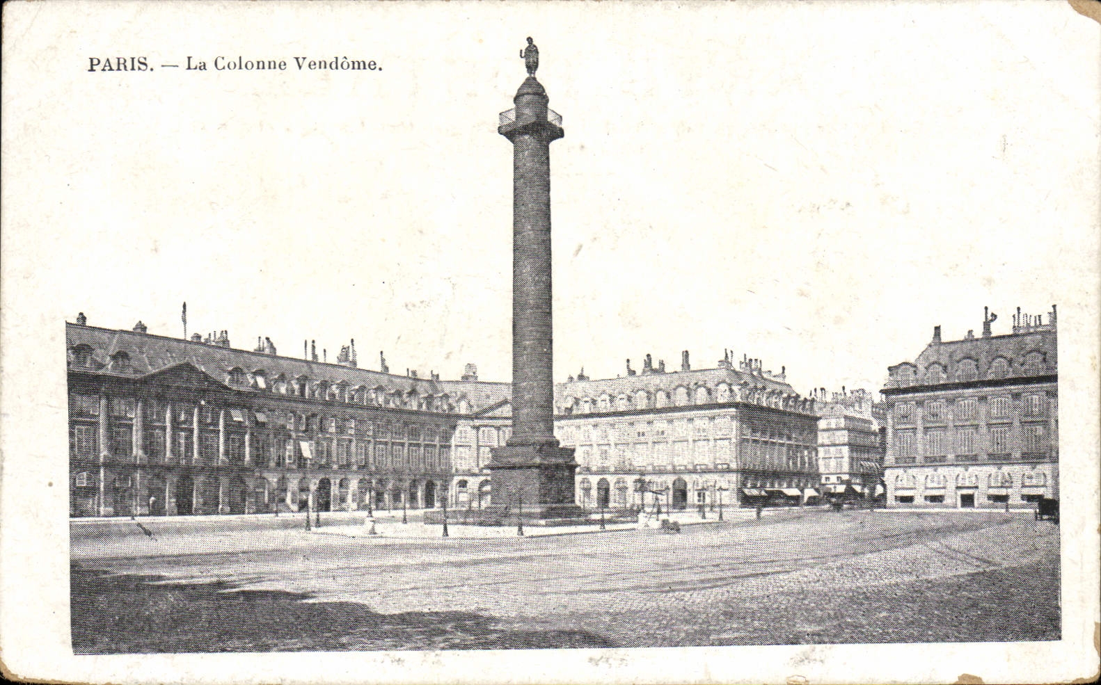 CPA Paris La Colonne Verdome 