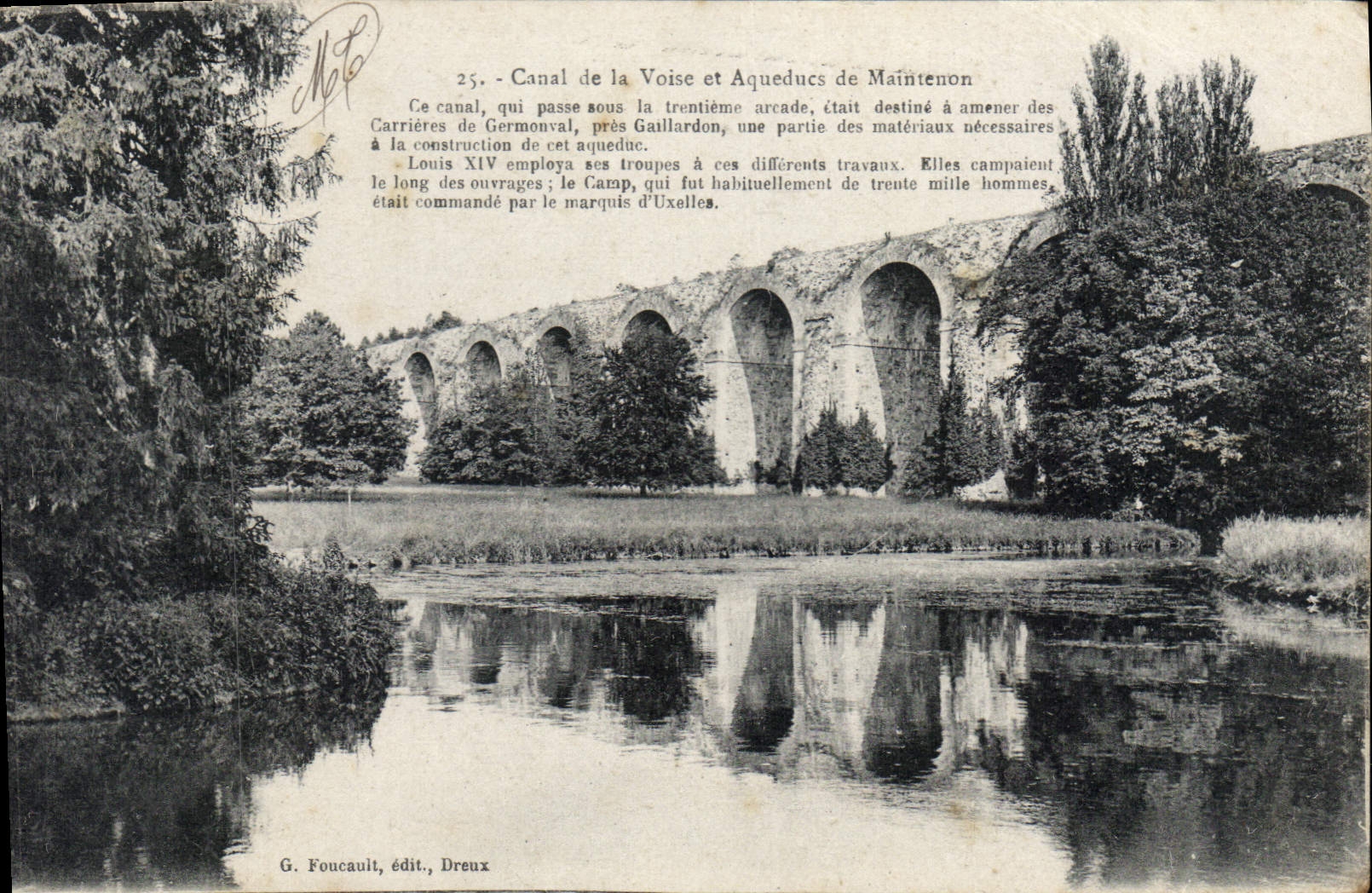 CPA Canal de la Voise et Aqueducs de Maintenon 