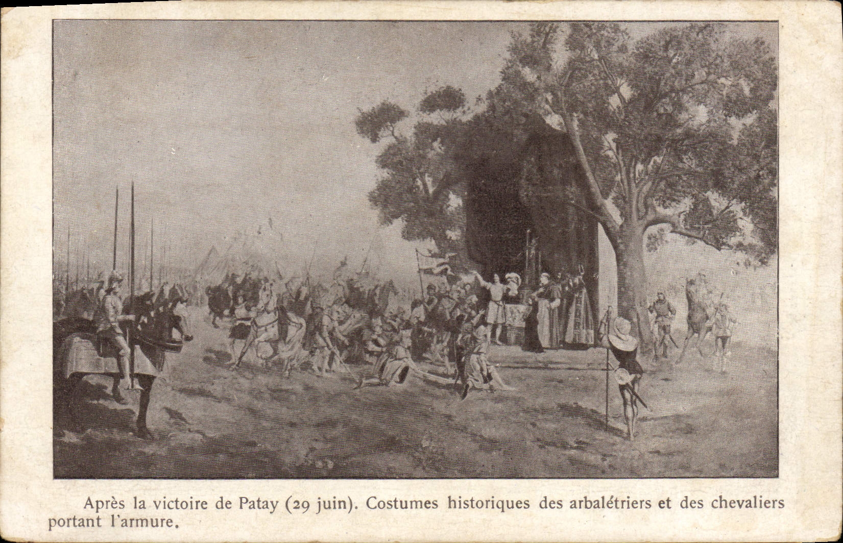 CPA Apres la victoire de Patay 29 juin Militaria