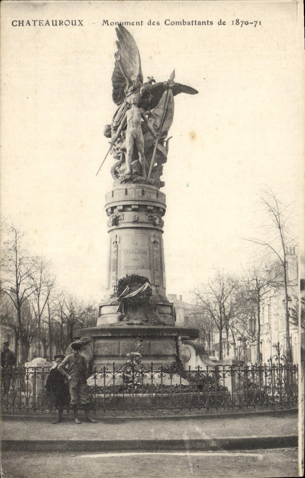 CPA Chateauroux Monument des Combattants de 1870 71 