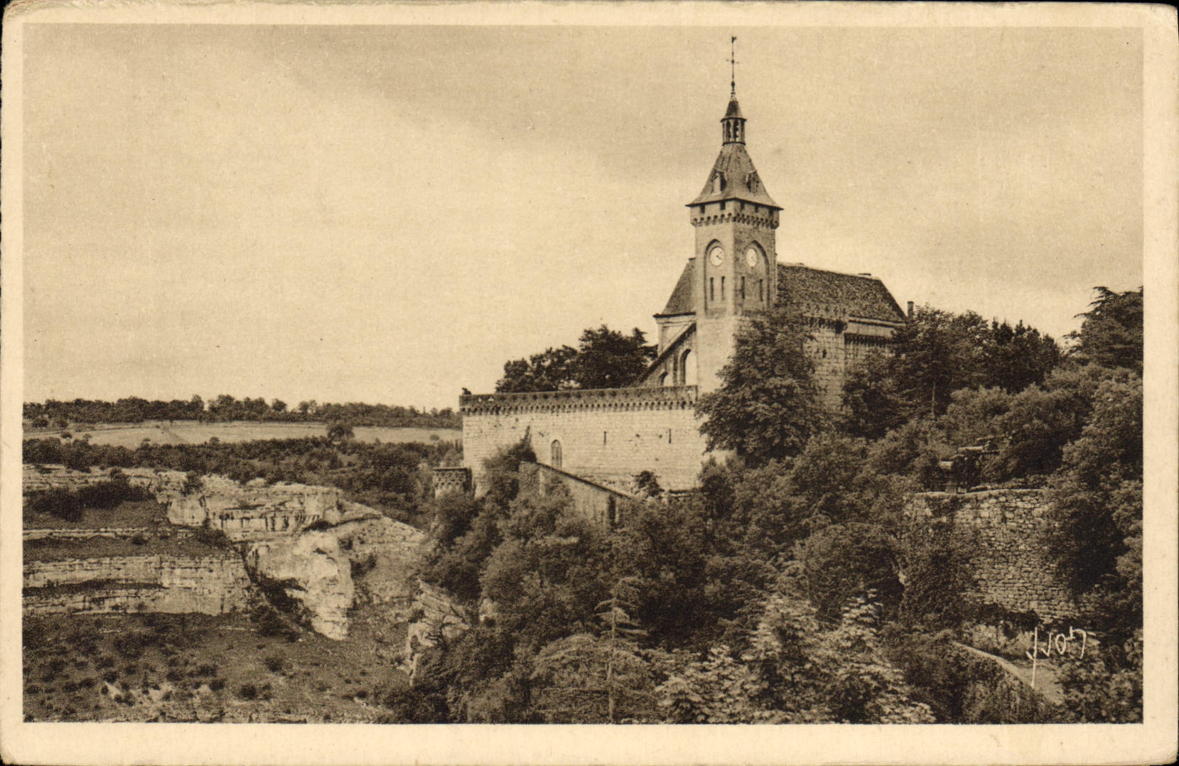 CPA Rocamadour Lot Le Chateau 