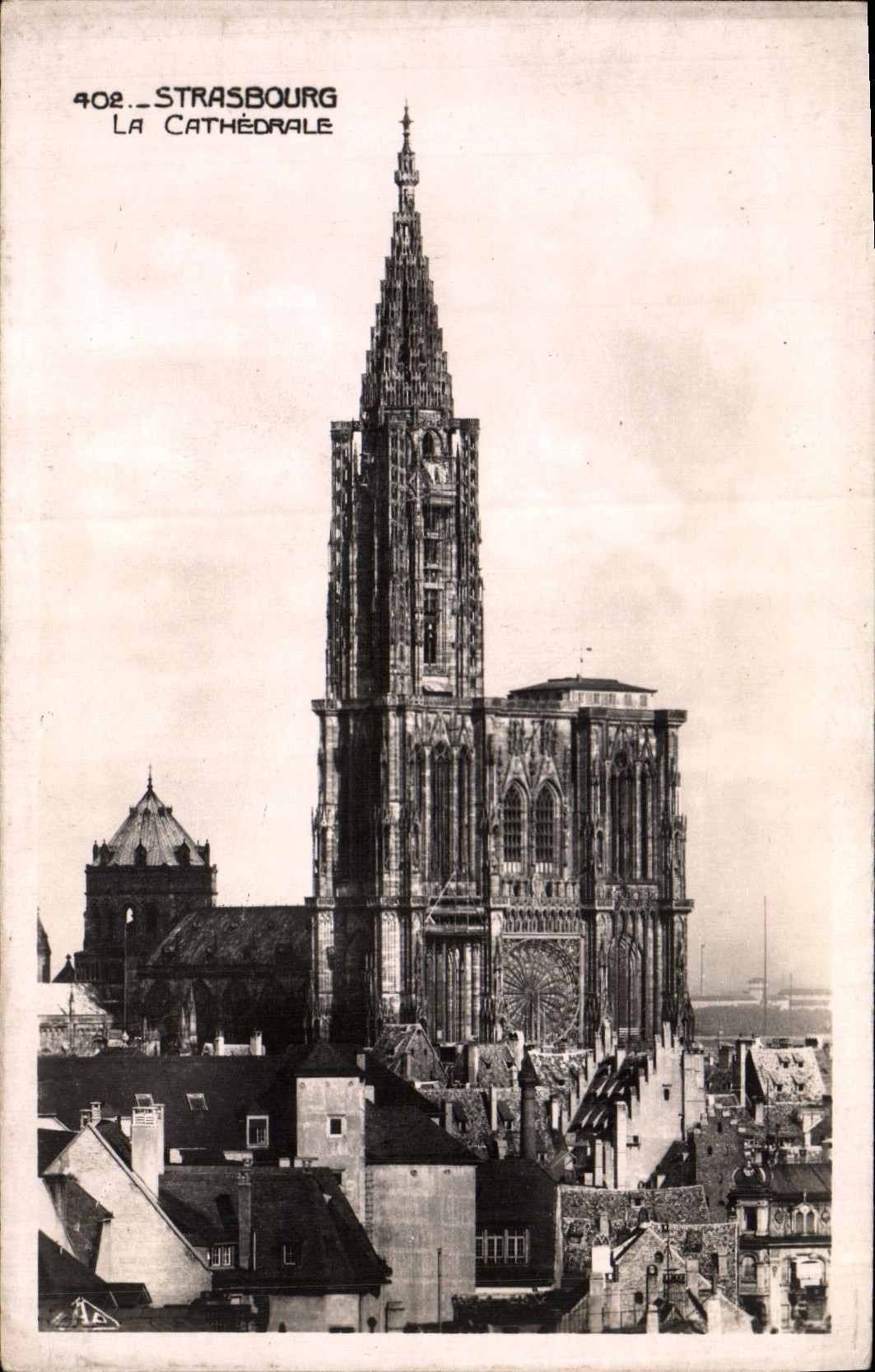 CPA Strasbourg La Cathedrale 