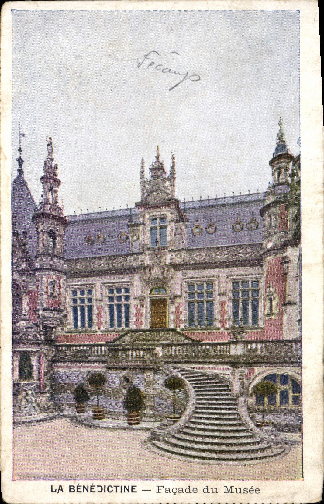 CPA La Benedictine Facade du Musee 