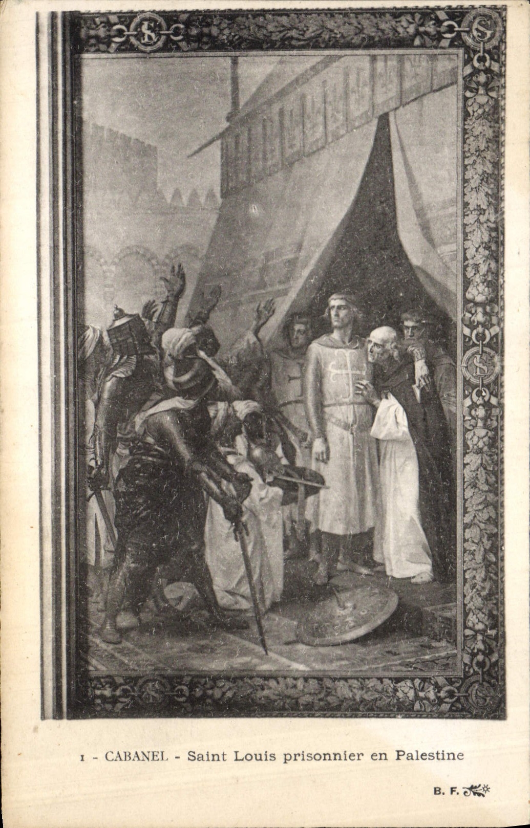 CPA Cabanel Saint Louis prisonnier en Palestine 