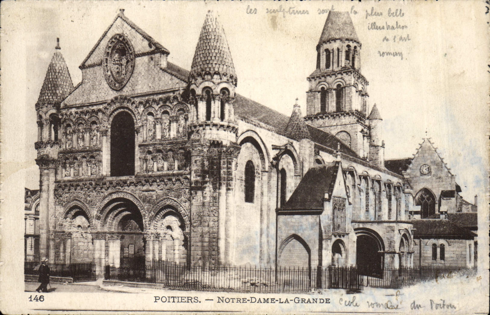 CPA Poitiers Notre Dame la Grande 