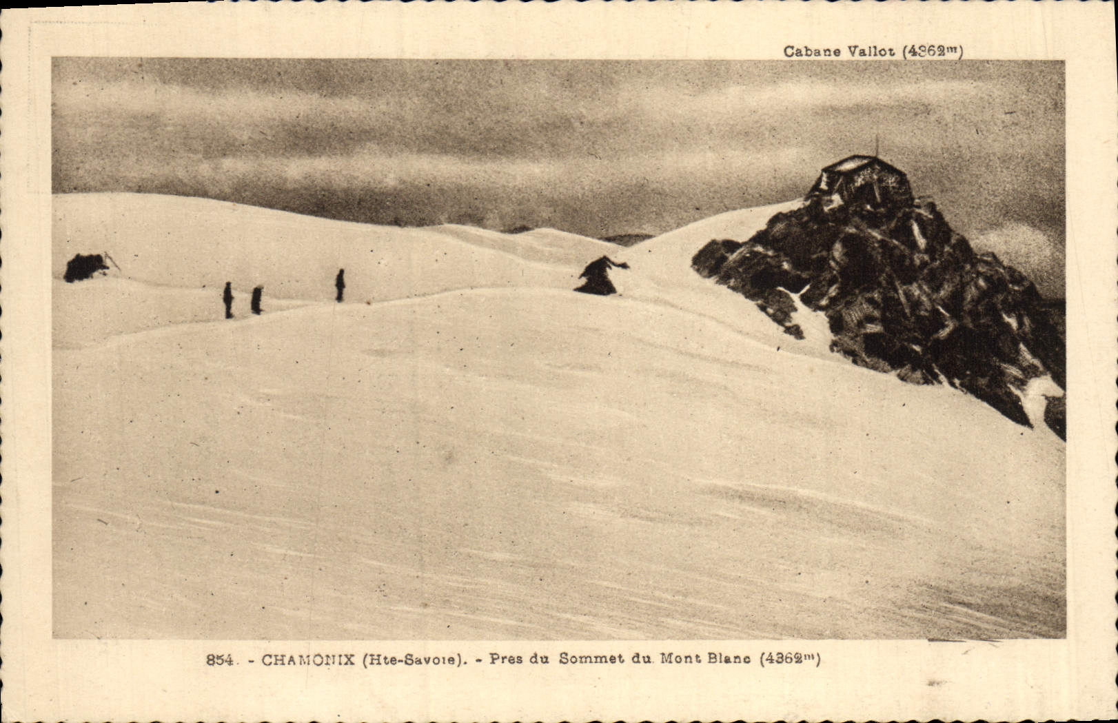 CPA Chamonix Hte Savoie pres du sommet du Mont Blanc 