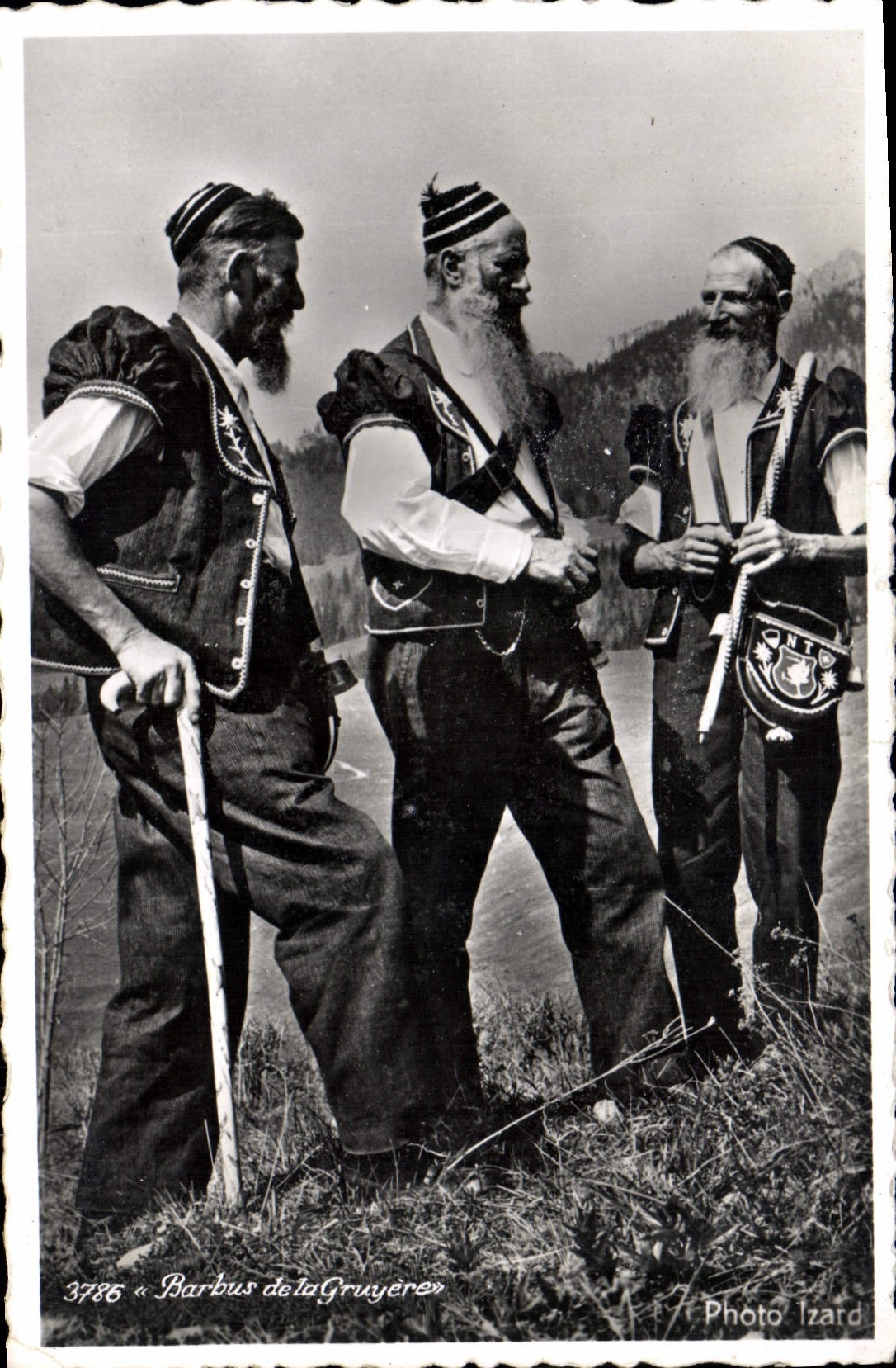 CPA Barbus de la Gruyeres  Folklore