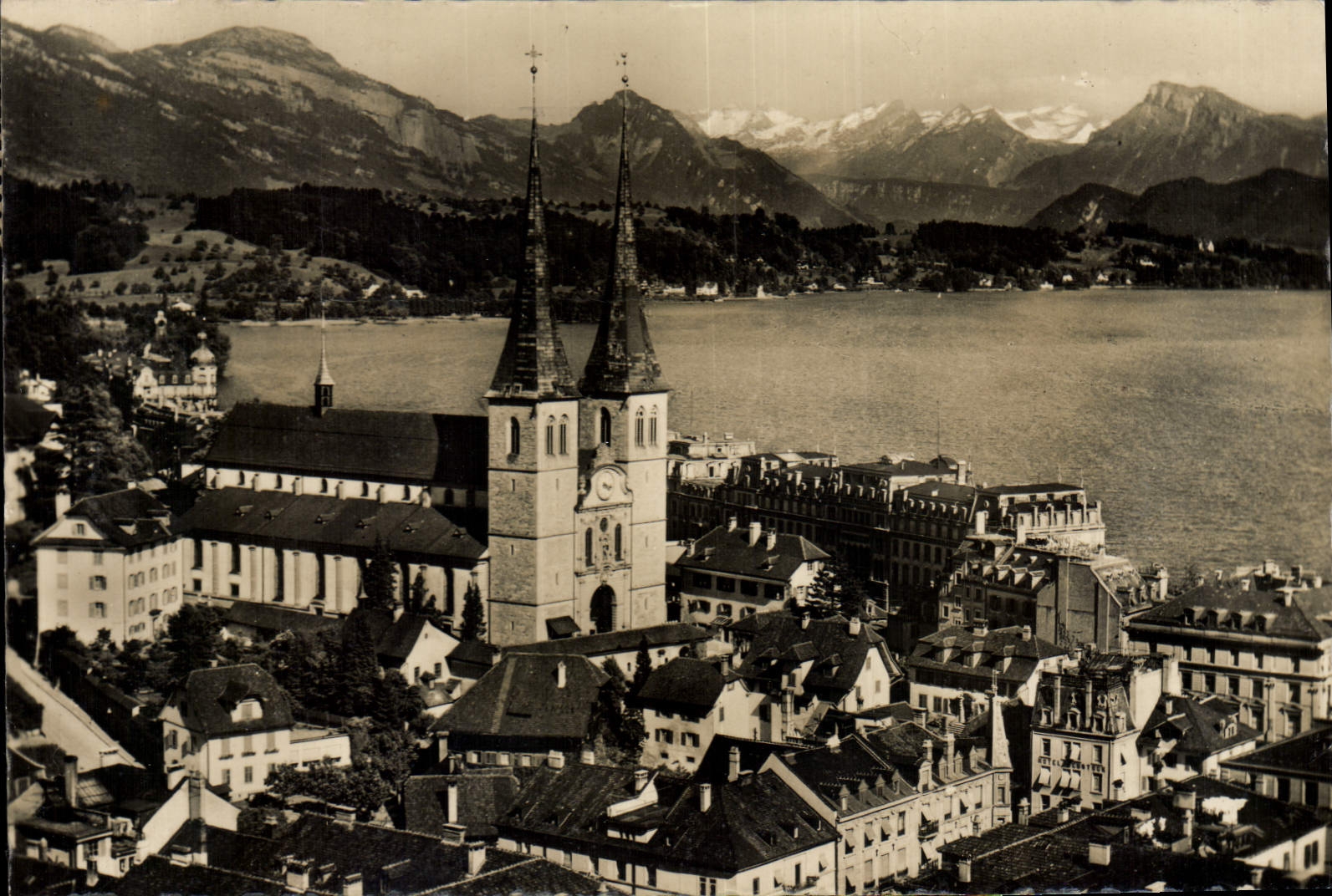 CPA Luzern mit Alpen 